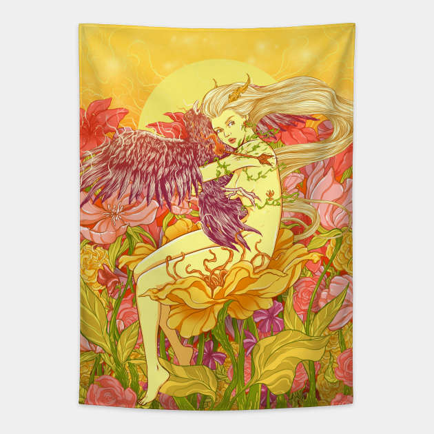 Garden v2 Tapestry by AndyAlvez