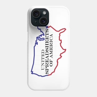 Funny Excel/Spreadsheet: United Spreadsheets of America Phone Case