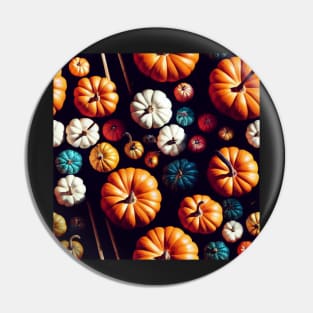 Halloween Pumpkins Pattern, model 1 Pin