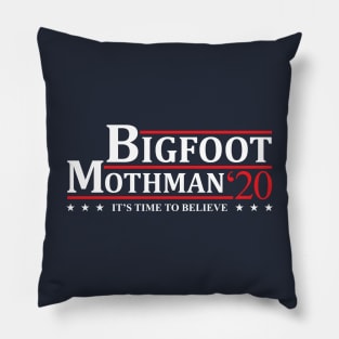 Bigfoot Mothman 2020 Election Campaign Pillow