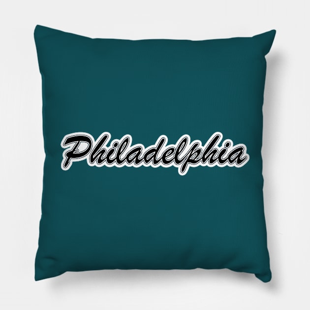 Football Fan of Philadelphia Pillow by gkillerb