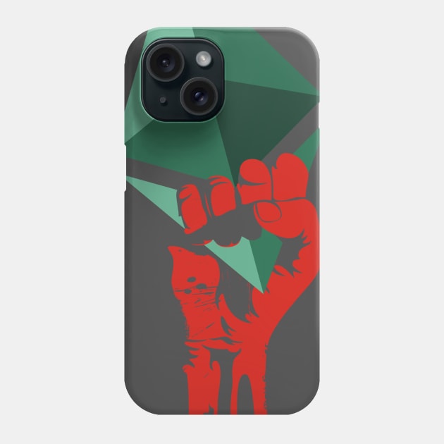 Ethereum Revolution Phone Case by CryptoTextile