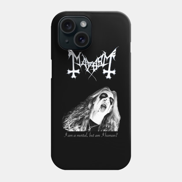 Am I Human? Phone Case by Amerikanac_Kopile