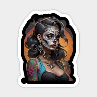 Catrina Dia De Los Muertos Magnet