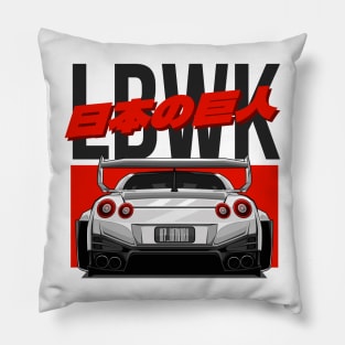 LIBERTY WALK NISSAN GTR-R35 (WHITE) Pillow