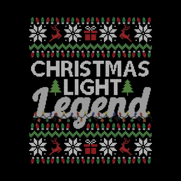 Ugly Christmas Sweater Xmas Light Legend by HolidayoftheWeek