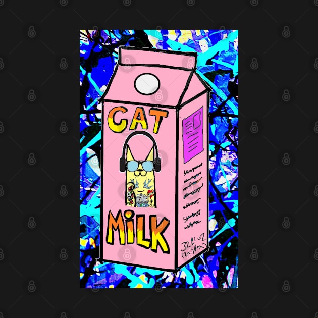 pink cat milk by LowEndGraphics