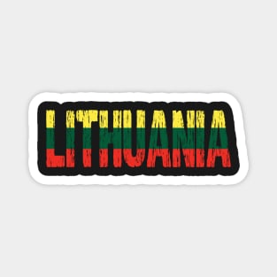 Lithuania Lithuanian Flag Lietuva Souvenir Magnet