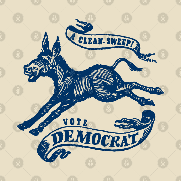 VOTE DEMOCRAT 1968 by BUNNY ROBBER GRPC