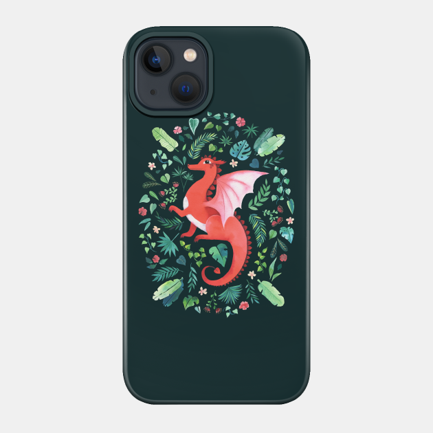 Tropical Dragon - Dragon - Phone Case