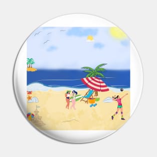 beach theme Pin