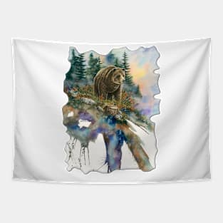 Sunrise Grizz Tapestry