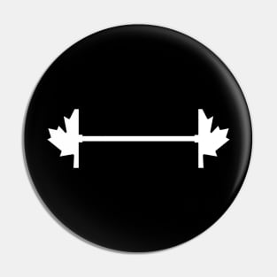 Canadian Weightlifting Logo Pin