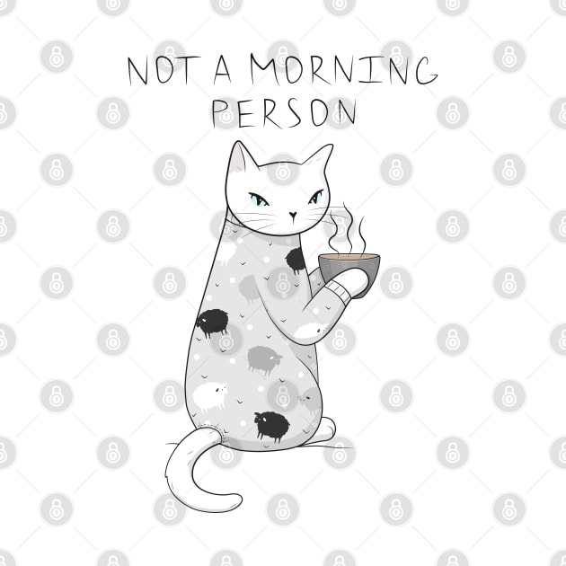 Morning Pajamas Cat by runcatrun