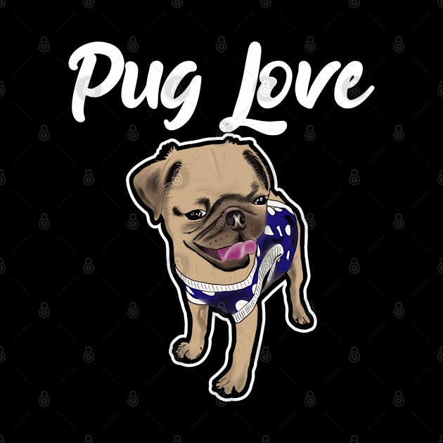 Pug love by Carlosj1313