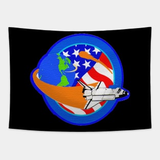 Black Panther Art - NASA Space Badge 100 Tapestry