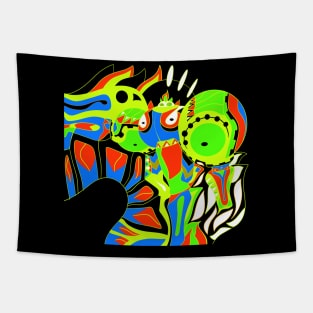 nuclear robot ecopop Tapestry