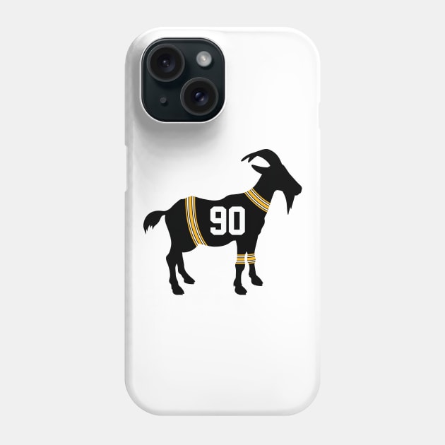 T. J. Watt  Pittsburgh Steelers Jersey GOAT Phone Case by cwijeta