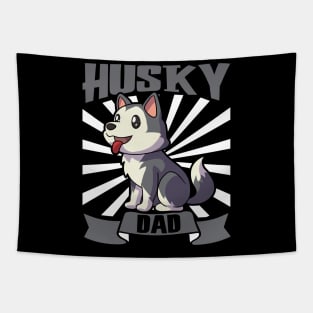 Husky Dad - Siberian Husky Tapestry