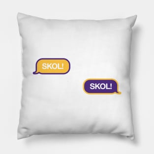 Skol Text Message Pillow