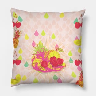 CHERRY PINEAPPLE PATTERN Pillow