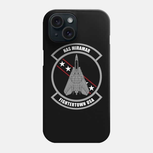 NAS Miramar F-14 Tomcat Phone Case by Tailgunnerstudios