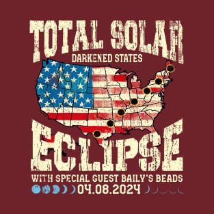 Total Solar Eclipse Totality April 8, 2024 Great American T-Shirt