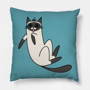 Cute Siamese Cat Pillow