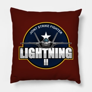 F-35 Lightning 2 Patch (Small logo) Pillow