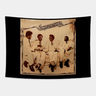 Harmony in Motion Impression Vintage Music Scenes Apparel Tapestry