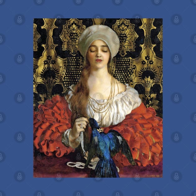 The Blue Bird - Frank Cadogan Cowper by forgottenbeauty