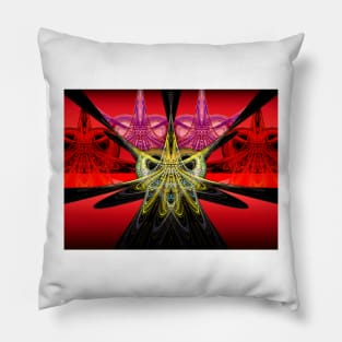 A Parliament of Fractal Owls Pillow