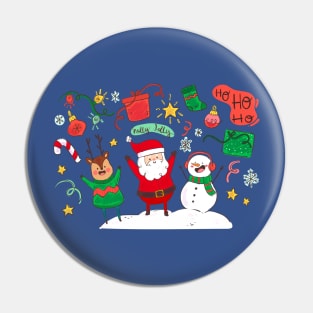 Holly Jolly Pin