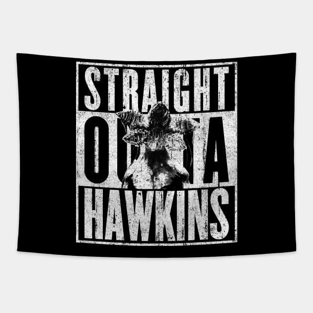 Straight Outta Hawkins Tapestry by huckblade