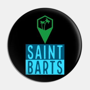 Saint Barts Caribbean Love Pin