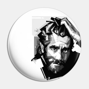 Jake Gyllenhaal black and white Pin