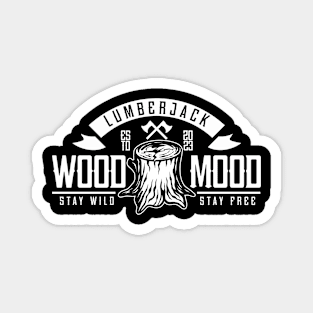 Wood mood Magnet