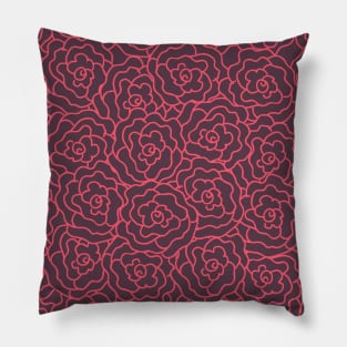 Elegance Seamless pattern with flowers Pillow