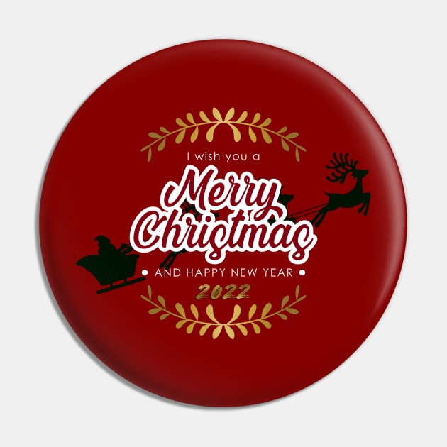 Merry Christmas Pin by TeeZona