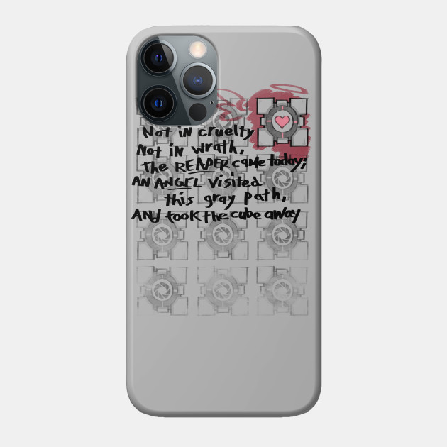 Companion Cube graffiti - Portal - Phone Case