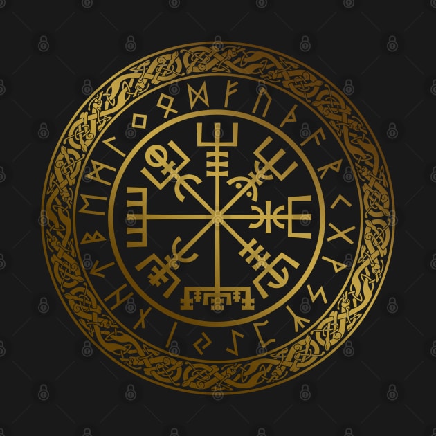 Vegvisir - Viking  Navigation Compass by Nartissima