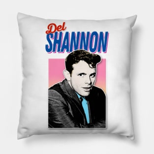 Del Shannon - Retro Nostalgia Graphic Design Pillow