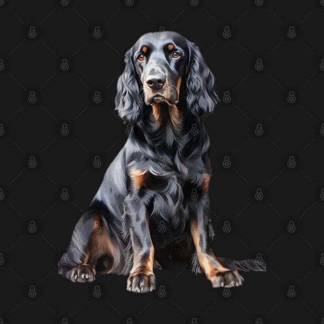 Gordon Setter by DavidBriotArt