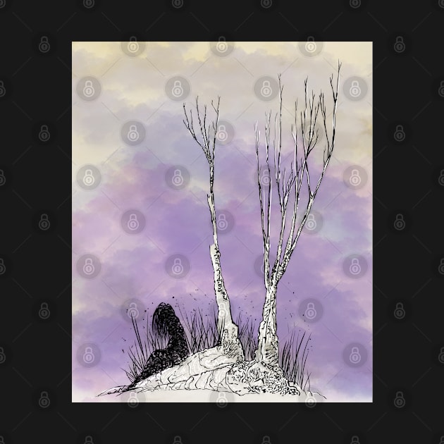 Purple Winter Loneliness by SubtleSplit