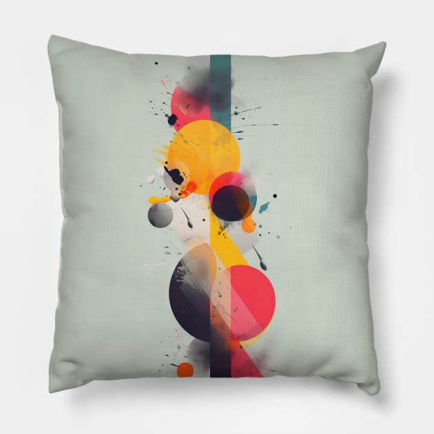 Abstract Art Pillow by j.marichkart