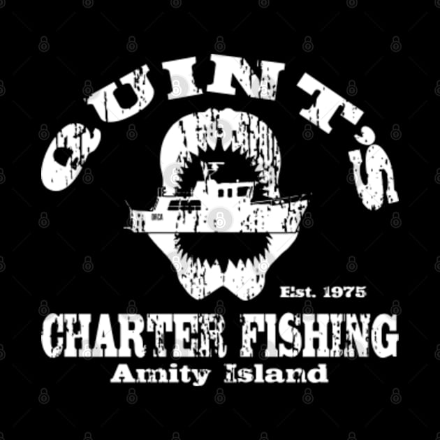 Quint's Charter Fishing by YourLuckyTee