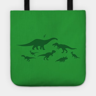 Green Dinosaurs Tote