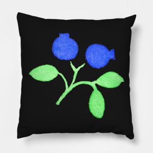 Cute blackberries Pillow