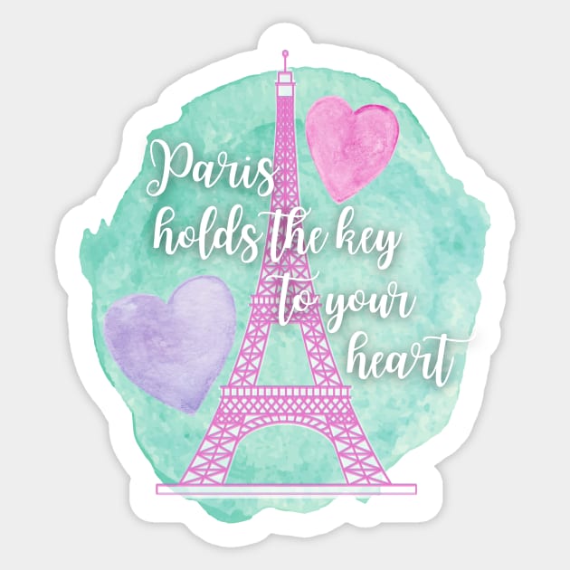 Paris Holds the Key to your Heart - Anastasia Musical - Anastasia - Sticker