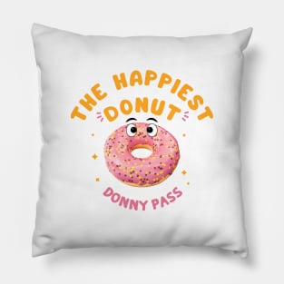 The Happiest Donut Pillow